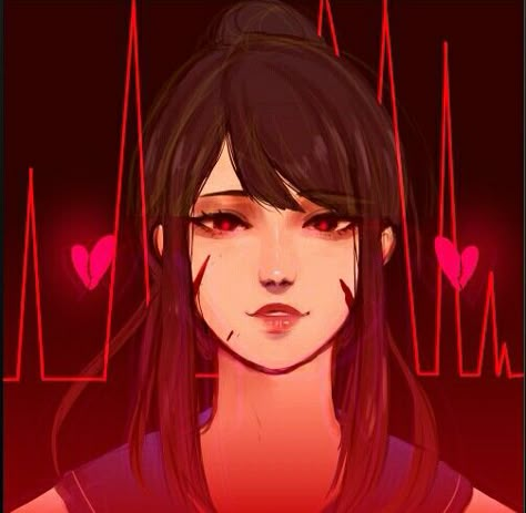 Yandere Simulator Fan Art Ayano, Yandere Simulator Pfp Ayano, Yandere Chan Pfp, Ayano Fanart, Yandere Simulator Background, Ayano Pfp, Ayano Aishi Fanart, Ayano Aishi Icon, Yandere Simulator Pfp