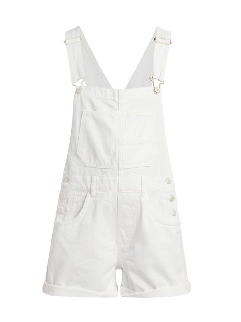 Shop Free People Ziggy Short Denim Overall | Saks Fifth Avenue Ziggy Shortalls, 1st Cruise, Plus Size Overalls, White Dickies, Free People Jumpsuit, Fabric Background, Hat Size Chart, Short Overalls, Closet Clothes