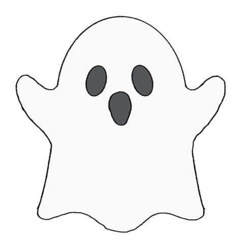 Cartoon Ghost Drawing, Ghost Drawing Easy, Draw A Ghost, Easy Halloween Drawings, Anime Ghost, Cartoon Ghost, Halloween Crafts Preschool, Ghost Drawing, Tree Drawings Pencil