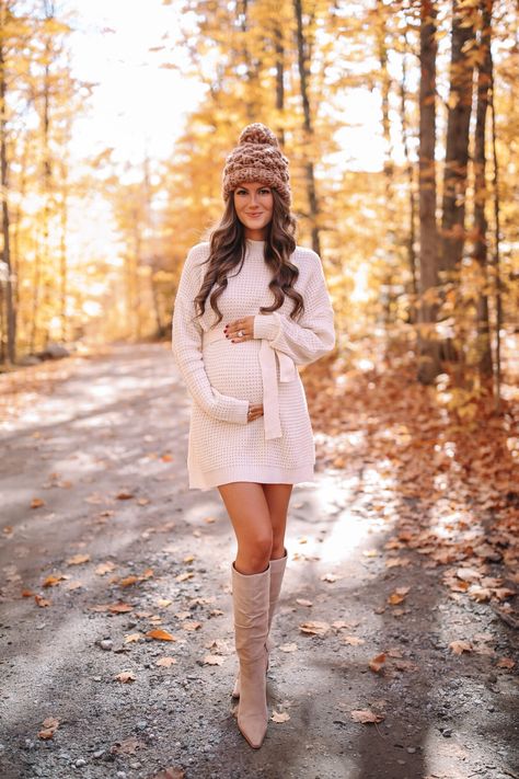 I can't believe this textured sweater dress is less than $30!! Family Vision, Fall Maternity Outfits, Winter Maternity Outfits, Maternity Photo Outfits, Maternity Sweater Dress, Southern Curls And Pearls, Trendy Maternity Outfits, Cute Maternity Outfits, Winter Maternity