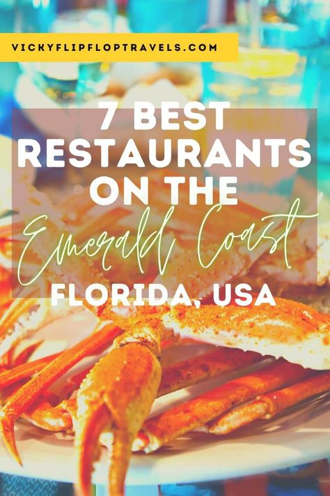 Coast Restaurant, Okaloosa Island, Best Seafood Restaurant, Seafood Restaurants, Emerald Coast, Food Places, Florida Usa, Seafood Restaurant, Travel Planning