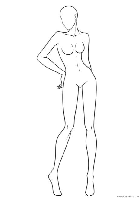 Figure-Template-42-otlines I Draw Fashion, Figure Template, Fashion Illustration Template, Fashion Model Drawing, Fashion Figure Templates, Fashion Illustration Poses, Fashion Model Sketch, Draw Fashion, Fashion Figure Drawing