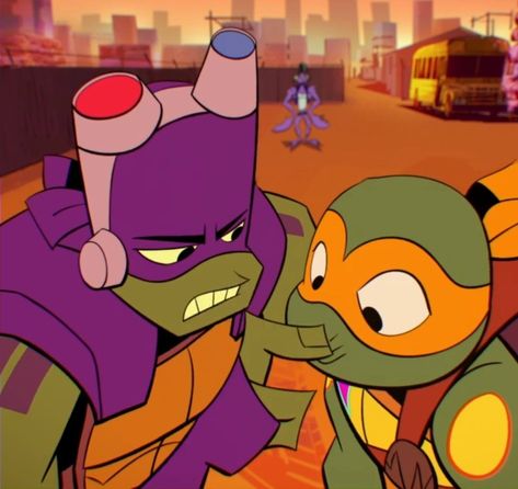 Donnie And Mikey Rottmnt Matching Pfp, Mikey And Donnie Tmnt 2012, Tmnt Mikey And Donnie, Donatello And Mikey, Mikey And Donnie Rotmnt, Mikey And Donnie Rottmnt, Rottmnt Donnie And Mikey, Donnie X Mikey, Ninja Turtles Donnie