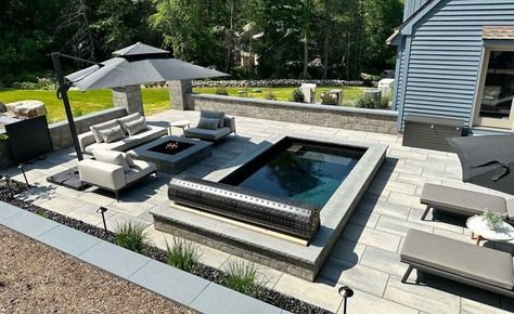 Gallery — Soake Pools Soak Pool, Soake Pools, Breakfast Vibes, Flower Garden Borders, Terraced Backyard, Indoor Courtyard, Screened Porches, Plunge Pools, Backyard Views