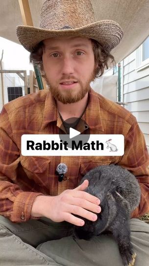 422K views · 2.4K reactions | Message me your email to be added to my video course waitlist!
With a doe and a buck, you can get 200lbs+ of meat per year! With each additional doe you add, you don’t need another buck. You can indefinitely feed a family of 5 with just a couple breeding rabbits. If you learn what food you can grow for them, it’s easy to raise them for free!

My Self-Sufficient Meat Rabbits video course will cover everything you need to know, including breeding, raising kits, butchering, planting rabbit crops, space requirements, colony construction, managing parasites and disease naturally, and much more! Message me your email and I’ll add you to the waitlist so you don’t miss out on this opportunity!
#rabbits #homesteading #selfsufficiency #offgrid #gardening #chickens #meat Raising Cows For Meat, Easiest Farm Animals To Raise, Meat Rabbits Housing, Raising A Cow For Meat, Meat Rabbits Breeds, Raising Meat Rabbits In A Colony, Rabbit Gif, Rabbit Farm, Meat Rabbits