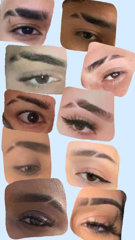 eyebrow slits 🧸🎀 Eyebrow Slits Ideas, Grown Out Eyebrows, Thick Eyebrows Tutorial, Full Brows Aesthetic, Eyebrow Slits Women, Alt Eyebrow Shapes, Half Shaved Eyebrows, S Shaped Eyebrows, Eyebrow Slits Baddie