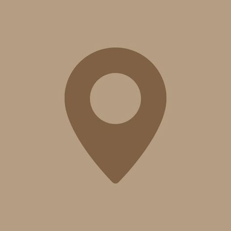 Brown Maps Icon, Light Brown Icons, Brown Icons Aesthetic, Brown Icon App, App Icon Brown, All Apps Icon, Brown App Icons, Brown Icons, Mobile App Icon