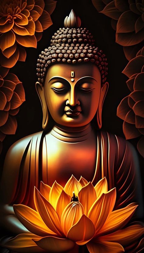 Gutam Budha Photo, Buddha Dark Wallpaper, Buda Painting, Mahatma Buddha, Buddha Background, Buddha Wallpaper, Buddhism Wallpaper, Lord Buddha Wallpapers, Buddha Painting Canvas