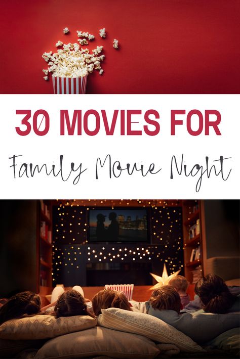 Is anyone else at the point that saying “who wants to watch a movie?” has lost any excitement? I think my kids have watched more tv in the past 6 weeks than they have the past 6 years. I used to get kids that would jump for joy for a movie on a Friday night to a bunch of “ughhhhh no thanks” when I mention a movie… the tv is losing it’s luster for sure. If you’re looking for fun family movies to watch, to get the kids back to the couch, we’ve got a list of 30 non cartoon movies to try! Family Night Movies, Pg Movies To Watch, Good Movies For Teens, Movie Night For Kids At Home, Movies To Watch Family, Kids Movies To Watch, Movies To Watch On Netflix Best, Movies For Family Movie Night, Movies To Watch With Family