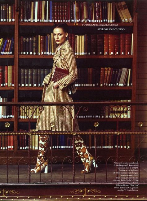 Harper’s Bazaar Germany- max mara Library Photo Shoot, Librarian Style, Photoshoot Concept, Harper’s Bazaar, Shoot Inspiration, Vogue Magazine, Vogue Fashion, Photoshoot Inspiration, Colourful Outfits