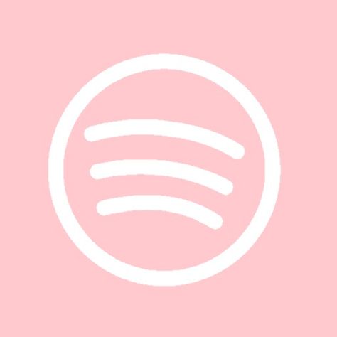 #icon #app #pink #spotify Preppy Spotify, Pink Spotify Icon, Pink Spotify, Homework App, Spotify Logo, Ipad Widgets, Preppy Phone, Spotify Icon, App Logos