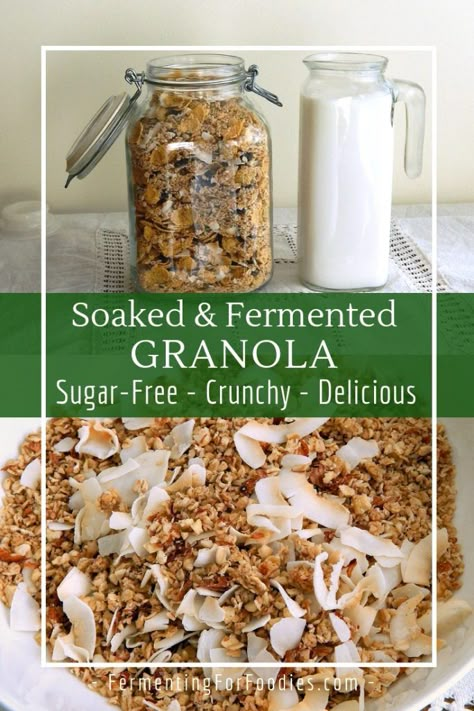 Weston Price Breakfast, Wapf Breakfast, Fermented Granola, Soaked Granola, Weston Price, Healthy Breakfast Recipe, Discard Recipes, Nourishing Traditions, Fermentation Recipes