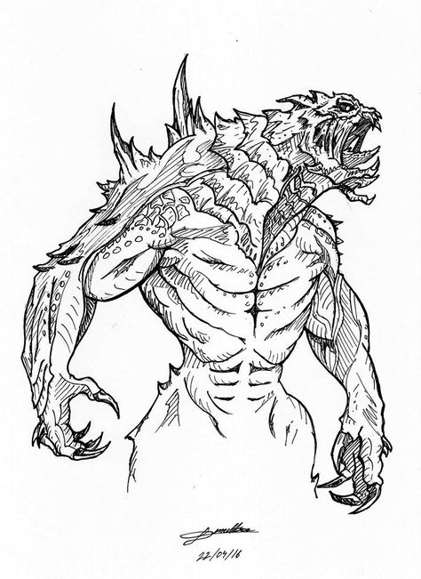 Evolve Goliath, Cloverfield Monster, Evolve Monster, Dnd Animals, Alien Animals, Sci Fy, Alien Life, Humanoid Creatures, Alien Concept