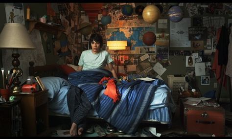 Wimpy Kid Rodrick, Movie Bedroom, Rodrick Rules, Devon Bostick, Diary Of A Wimpy, Diary Of A Wimpy Kid, Messy Room, Wimpy Kid, Boy Bedroom