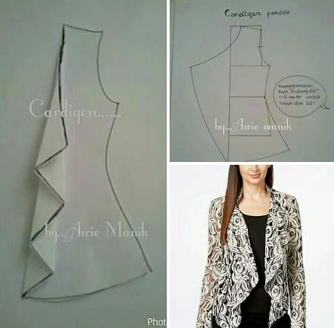 Sewing Tutorials Clothes, Fashion Sewing Tutorials, Jacket Pattern Sewing, Blouse Drafting Patterns, Diy Blouse Pattern, Couture Sewing Techniques, Linen Fashion, Diy Sewing Clothes, Couture Sewing