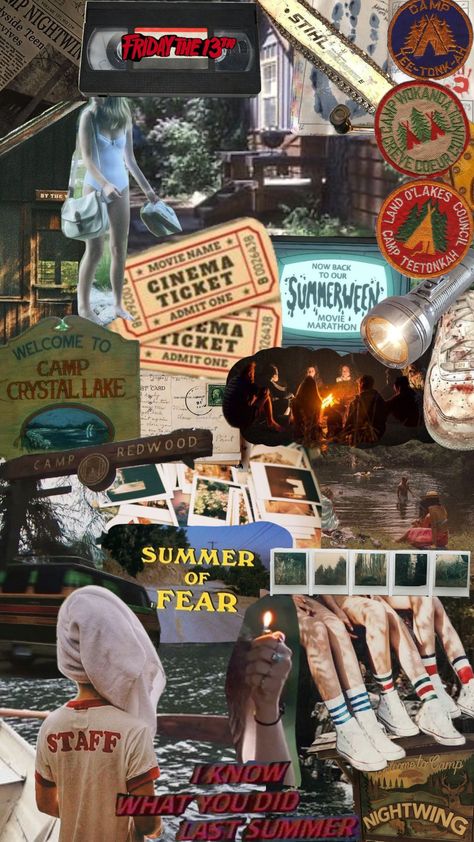 #slashersummer #slasher #summercamp #slasher Slasher Halloween, 80s Slasher Party, 80s Summer Slasher, 80s Slasher, Slasher Party, Slasher Aesthetic, 80s Slasher Aesthetic, Camping With Teens, Halloween Social