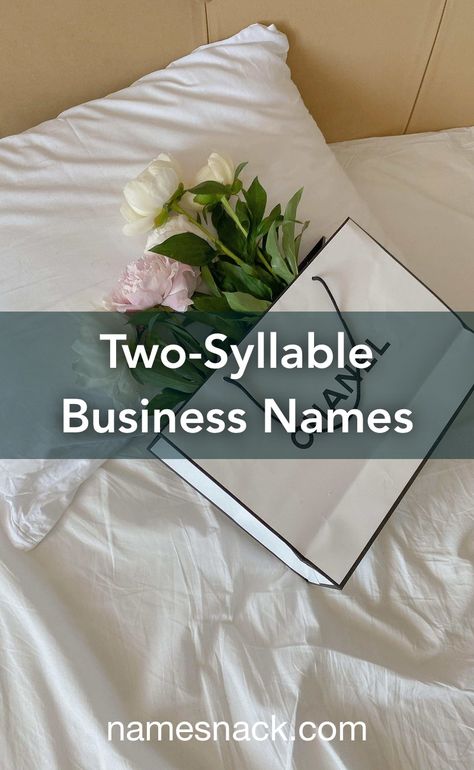 20 clever two-syllable name ideas for your business. Online Business Name Ideas, Llc Name Ideas, Business Name Ideas Creative, Brand Name Ideas Creative, New Business Names, Design Company Names, Unique Business Names, Shop Name Ideas, Group Names Ideas