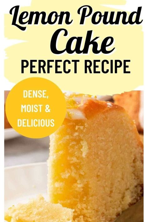 This moist lemon pound cake recipe uses both lemon zest and fresh lemon juice. Bake in a decorative bundt pan and top with a bright, tangy lemon glaze! A moist lemon pound cake with easy lemon glaze recipe! Lemon Juice Cake Recipe, Easy Lemon Glaze, Best Lemon Cake Recipe, Moist Lemon Pound Cake, Moist Lemon Cake Recipe, Lemon Glaze Recipe, Pound Cake Glaze, Best Pound Cake Recipe, Lemon Bundt Cake Recipe