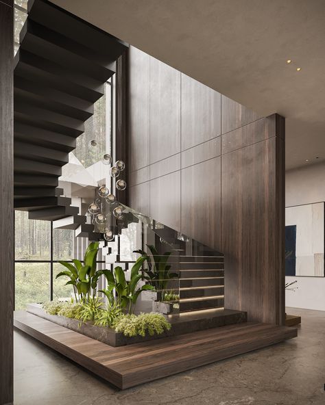 تحت الدرج, Staircase Interior Design, Luxury Staircase, Staircase Design Modern, Stairs Design Interior, Escalier Design, Stairs Design Modern, Stairway Design, Home Stairs Design