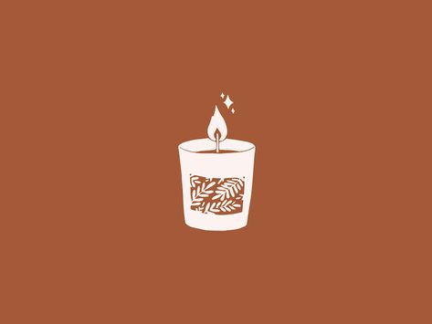 Daily Logo Challenge - Day 10 logo branding flame dailylogochallenge illustration candle Candle Graphic Design Illustration, Candle Illustration Drawing, Candles Logo Design, Candle Logo Design Ideas, Candles Illustration, Flame Illustration, Candle Graphic, Badge Logo Design, Candle Logo Design