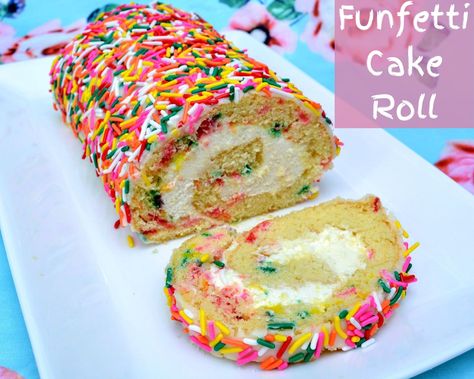 Dessert For Kids, Oreo Crunch, Jelly Roll Cake, Margarita Cake, Swiss Cake, Vanilla Cream Cheese, Vanilla Cream Cheese Frosting, Funfetti Cake Mix, Carrot Cake Cheesecake