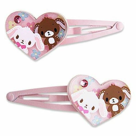 Kawaii Hair Clips, Cute Png, Charmmy Kitty, Kawaii Hairstyles, Kawaii Accessories, Pastel Pink Aesthetic, Looks Vintage, Cute Jewelry, Clip On