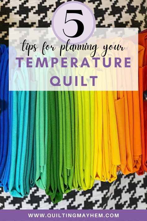 Temperature Blanket Quilt, Temperature Project Ideas, Temperature Quilt Color Chart, Temperature Quilts Pattern, Temperature Quilts Ideas, Temperature Quilts, Temperature Quilt Pattern, Temperature Cross Stitch Pattern Free, Daily Temperature Embroidery