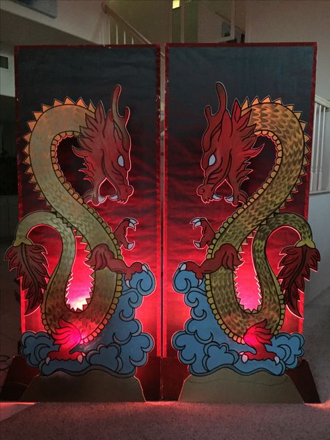 Japanese Party Centerpiece, Asia Theme Party, China Party Theme, Tokyo Party Theme, Dragon Decorations Party, Japan Themed Party Decorations, China Themed Party, Chinese Themed Party, Chinese Theme Party