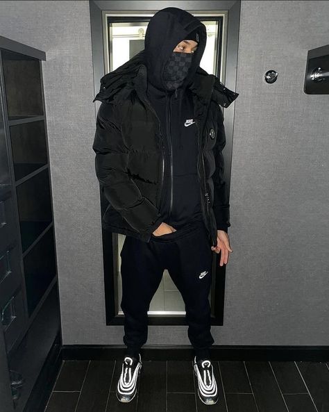 Tech Fleece Outfit Men, Drill Outfit Men, Tech Fleece Outfit, Drill Aesthetic, Nike Tracksuit Men, Roadman Style, Drill Outfit, Gang Drip, Nike Tech Fleece Outfit Men