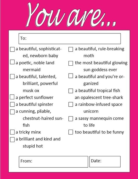 Give Leslie Knope's Compliments to all your friends! Check off the original Leslie compliment from the list and sign-easy peasy. | Parks and Rec | Leslie Knope | Cool TV Props Parks And Rec Party, Leslie Knope Compliments, Parks And Recs, Beautiful Tropical Fish, Mermaid Squad, Leslie Knope, Parks And Rec, Ra Ideas, Galentines Party