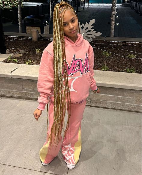 Color Combo Braids, Braids For Black Kids, Braids Color, Cute Box Braids, Soft Locs, Faux Locs Hairstyles, Braids Hairstyles Pictures, Cute Box Braids Hairstyles, Box Braids Styling