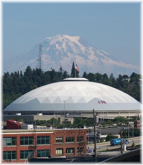 Tacoma Dome - Tacoma, WA. Home town. A friend's Edwardian family home was one of many torn down to make way for the Dome... Nineteenth Birthday, Tacoma Dome, Scrapbook Memories, West Coast Trail, Wa State, Dome Home, Tacoma Washington, Evergreen State, Western Washington