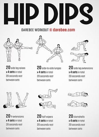 Thick Thighs Workout, Workouts To Get Abs, Quick Morning Workout, Dip Workout, Pilates Workout Routine, Whole Body Workouts, Hiit Workout At Home, Hips Dips, Body Workout At Home