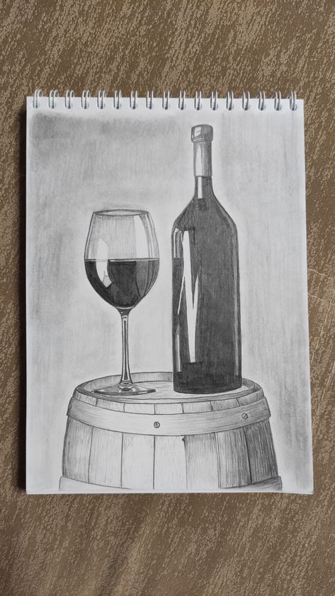 Still Life Images To Draw, Sketches Still Life, Shading Still Life, Still Life Pencil Drawing, Still Life Shading, Still Life Sketching, Simple Still Life Drawing, Still Life Drawing Pencil Shading, Easy Drawings Still Life