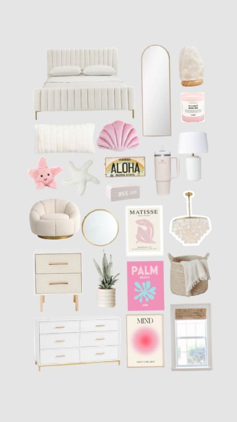 #preppy room 🪩✨️🌊 Room Inspo Preppy, Preppy Room Ideas, Girls Lounge, Room Preppy, Room Decor Preppy, Room Wishlist, Beachy Bedroom, Ocean Room, Beach Themed Bedroom