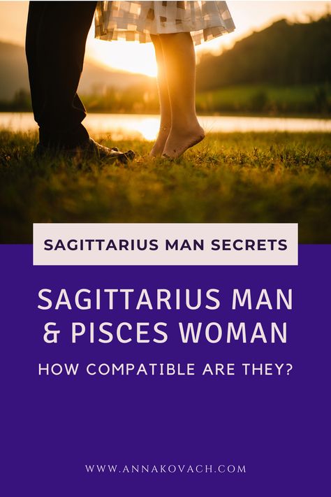 Sagittarius man with Pisces woman is a strange mixture that can go either way with love. Can these two actually make it work with all their differences? Possibly but it depends on each individual and their surroundings. Keep reading for more information on what this water with air combination has to offer. #zodiac #horocsope #sign #astrology #love #relationship #dating #sagittarius #man #pisces #woman #compatibility #match #couple #dating_sagittarius #dating_pisces #best_match #in_love #in_bed Sagittarius Man And Pisces Woman, Sagittarius Man Pisces Woman, Pisces And Sagittarius Relationship, Pisces Woman Compatibility, Sagittarius Relationship, Astrology Love, Surprise Date, Pisces Girl, Sagittarius Man