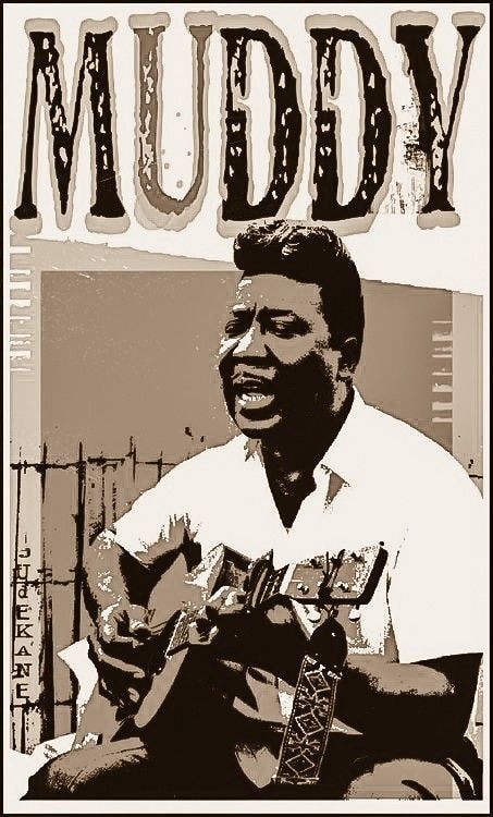 Muddy Waters Poster, Muddy Waters Art, Blues Music Art, Blues Music Poster, Blues Art, Corporate Event Design, Southern Accents, R&b And Soul, Water Poster