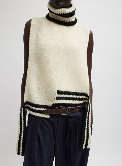 Soft Lambswool Sporty Turtleneck Dicky Sweater