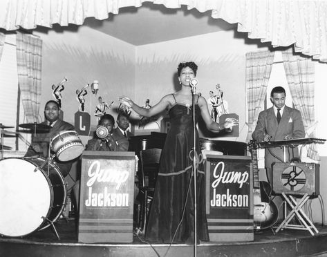 Jump Jackson performing at Club Rio, 1940s 40s Music, Swing Dance, Jazz Club, City Of Angels, Big Band, Hip Hop Rap, African American History, Sound Of Music, American History