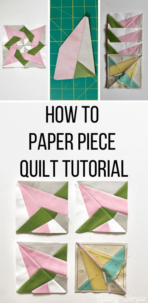 Make A Quilt For Beginners, How To Make Quilts, Quilt For Beginners, Foundation Paper Piecing Templates, Foundation Paper Piecing Tutorial, Free Paper Piecing Patterns, Paper Piecing Tutorial, Paper Pieced Quilt Patterns, Make A Quilt