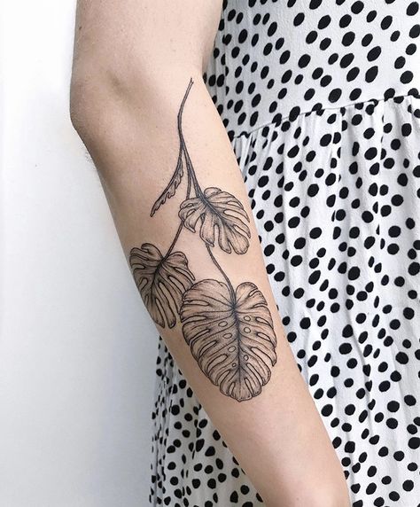 Monstera Leaves Tattoo, Leaves Tattoo, Plant Tattoo, Monstera Leaves, Cover Up Tattoo, Monstera Leaf, Leaf Tattoos, Another One, Tattoo Artist