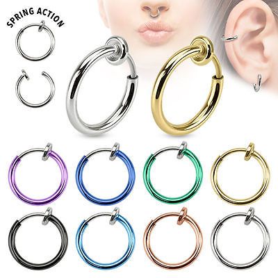 Piercing Arcade, Rough Gemstone Jewelry, Faux Septum, Tragus Ring, Faux Piercing, Tragus Hoop, Fake Earrings, Piercing Septum, Fake Nose Rings