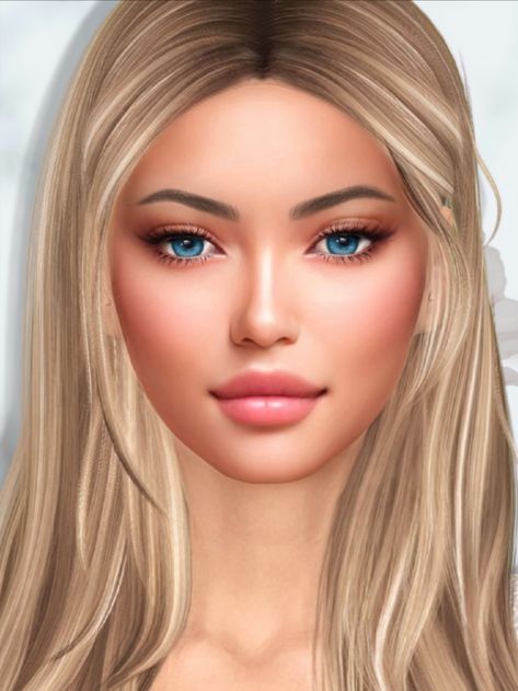 Blonde Sims 4 Cc, Clean Girl Sims 4 Cc, Sims 4 Clean Girl Cc, Cc Makeup, Sims 4 Cc Makeup, Fashion Templates, Sims4 Cc, Sims House, Sims 4 Cc