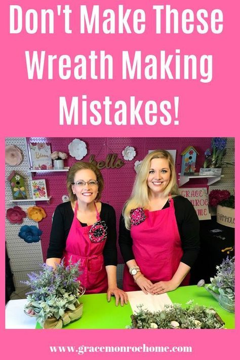 The 5 Biggest Mistakes Wreath Makers Don't Know They Are Making And How to Fix Them! #wreaths #wreathmaking #DIY #Bows #Bowmaking Wreaths How To Make, How To Make A Door Swag Tutorials, Hand Made Wreaths, How To Make A Front Door Wreath, New Wreath Ideas, Wreath Making Tutorials Step By Step, How To Make Mesh Wreaths Step By Step, Diy Mesh Wreath Tutorial Step By Step, Xmas Wreaths Ideas