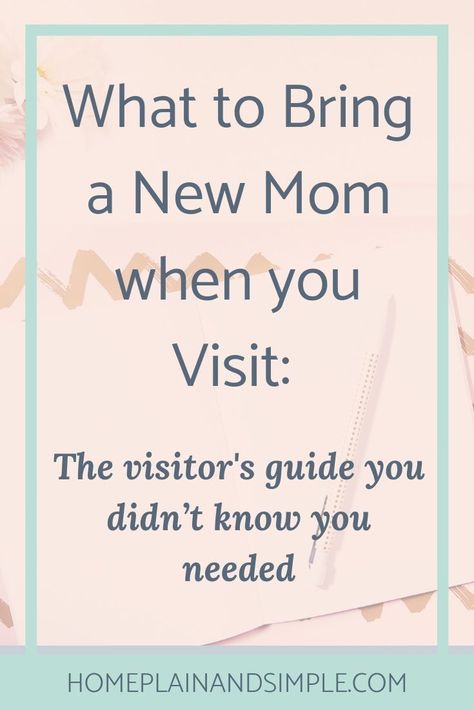 What to Bring a New Mom: The Visitors Guide you didn't know you needed What To Take To A New Mom, Things First Time Moms Need To Know, Tips For New Moms, New Mom Visiting Rules, How To Help A New Mom, Tips For Expecting Moms, Birth Plan Checklist, Birth Plan Template, Best Pregnancy Books For First Time Moms