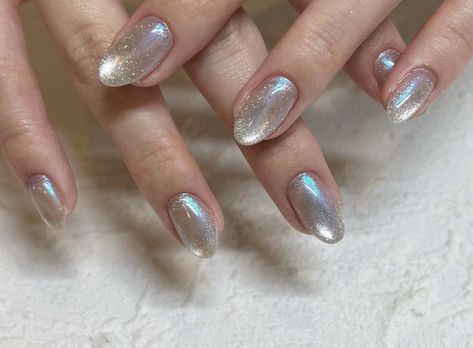 Insta Nails, Magnetic Nails, Pretty Gel Nails, Nails Only, Cat Eye Nails, Gem Nails, Dream Nails, Nails Inspo, Gel Nail Polish