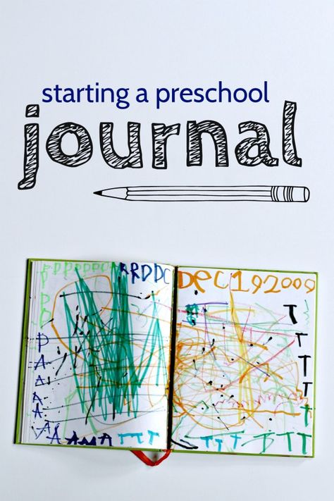 Preschool journal. Start journalling with your preschooler at home. Preschool Journaling, Pre-k Writing, Preschool Journals, Homeschooling Materials, Preschool Language, Toddler School, Preschool Writing, Preschool Literacy, Daycare Ideas