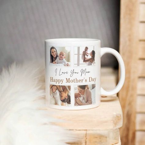 Unmissable! Check out this Mothers Day Mug Personalized With Photos: Custom Mug for Mom on Mothers Day | Picture Mug | Mothers Day Gift Personalized only at $24.95. #MugForMom #MothersDayPicture #MomMug #MugWithPhotos #GiftForMom #CustomMug #MothersDayMug #MothersDayGift #CoffeeMug #MugPersonalized Photo On Mug, Mothers Day Pictures, Mothers Day Mug, Picture Mugs, Custom Photo Mugs, Mug For Mom, Black Tissue Paper, Customised Gifts, Customised Mugs