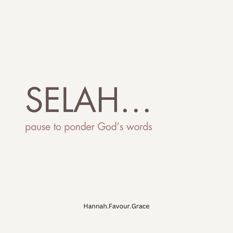 Take sometime to take a mid week/day break 😊 #humpday #christianwalk #selah Selah Name Meaning, Selah Core, Selah Meaning, Bible And Quran, Gospel Quotes, Woman Of God, Relationship With God, Torah, Names With Meaning