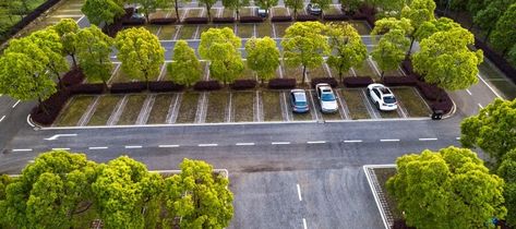 Landscape Architecture Design, Parking Design, Parking Garage, Building Exterior, Parking Lot, Car Parking, Urban Design, Landscape Architecture, Landscape Design